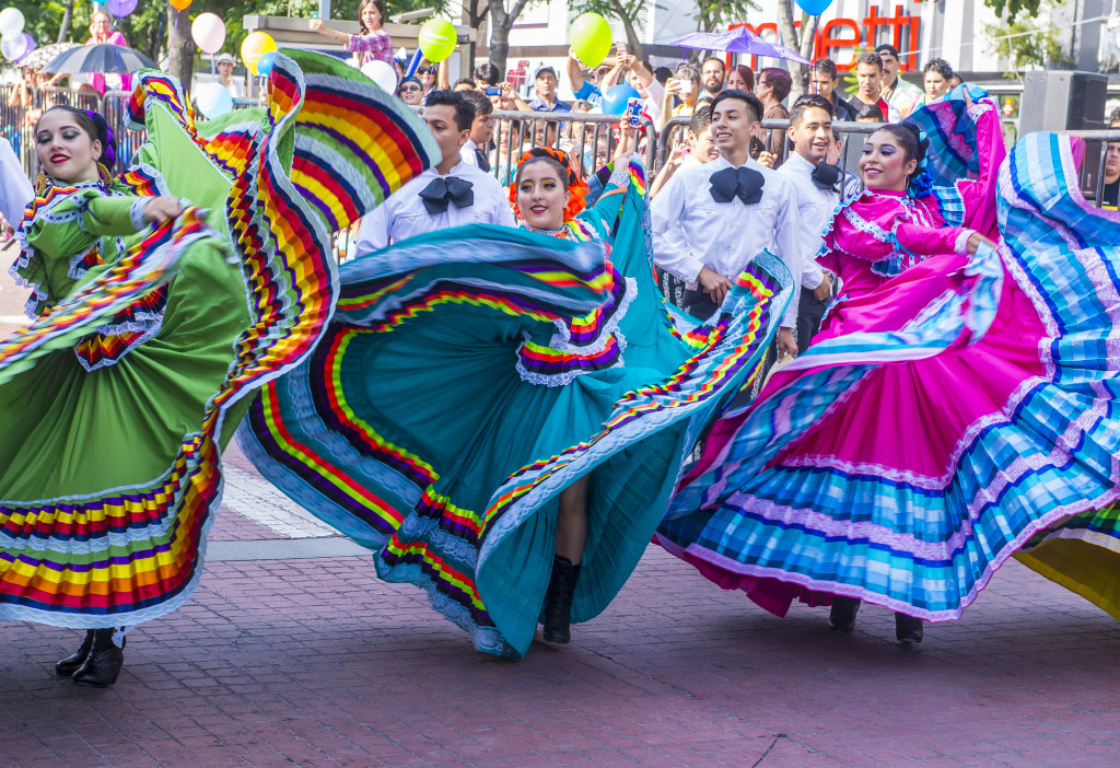Festival dancers in Ecuador